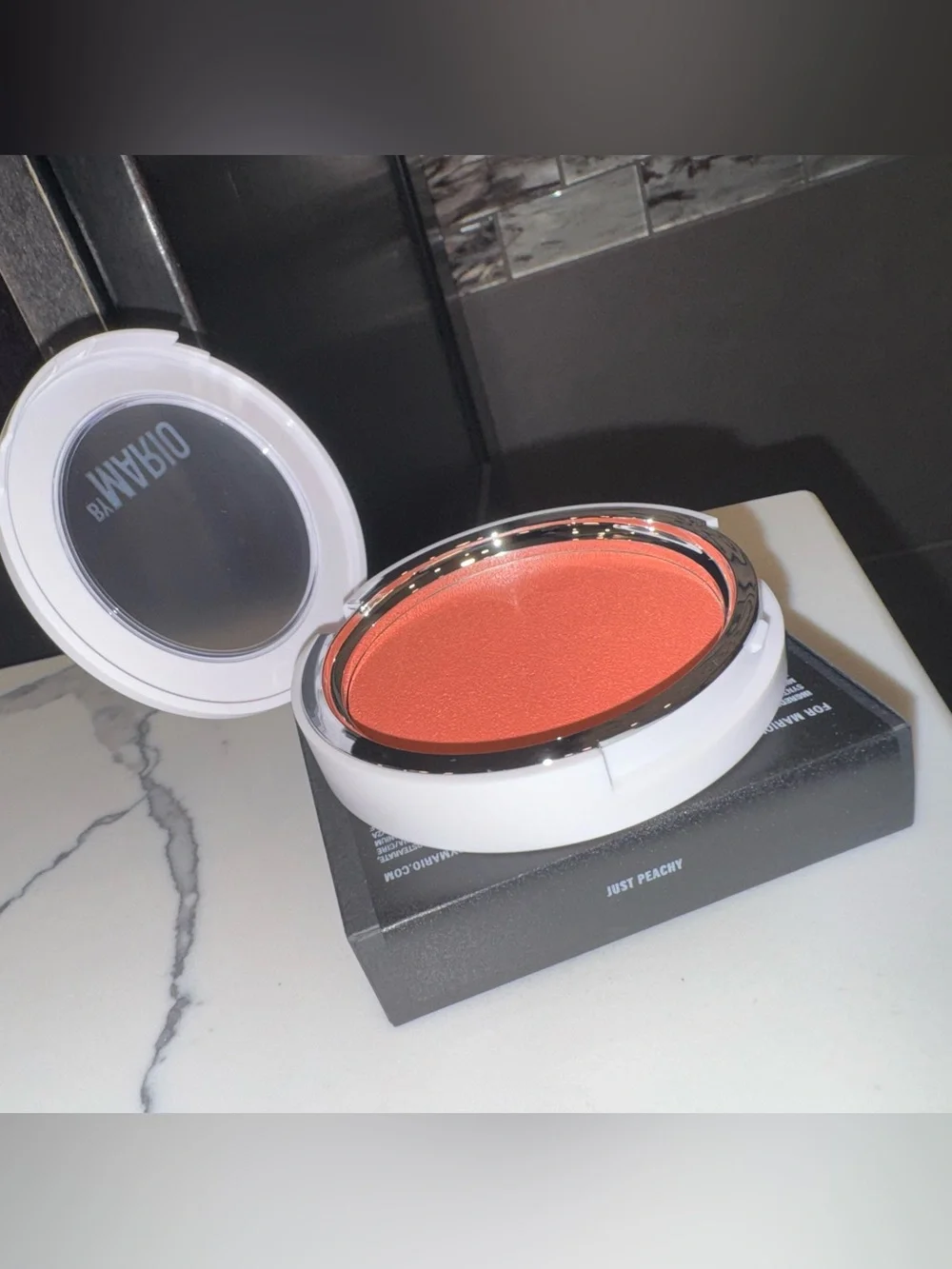 MAKEUP BY MARIO Soft Pop Plumping Blush Veil – Just Peachy